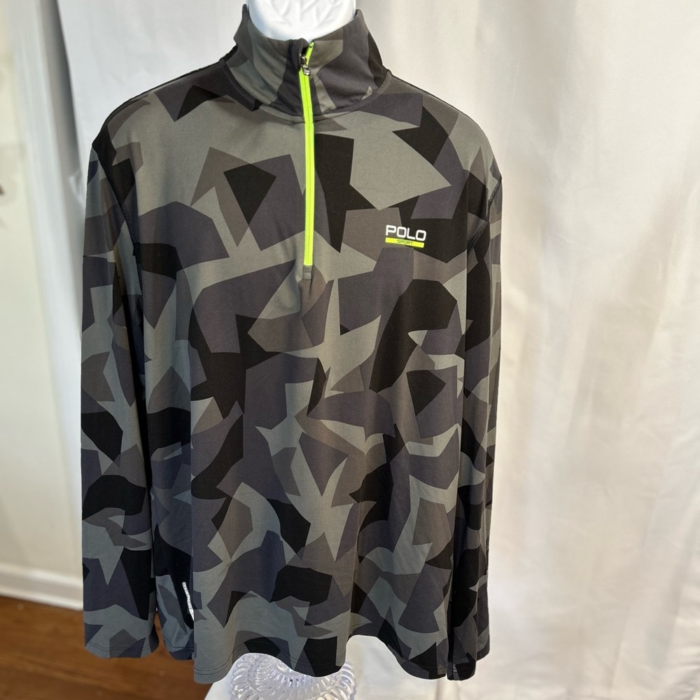 POLO SPORT PERFORMANCE GENTLY USED 3/4 ZIP PULLOVER IN X-LARGE
